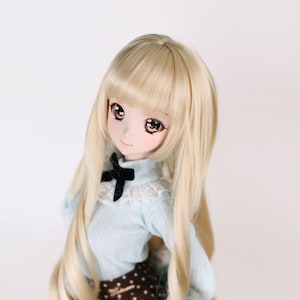 BJD wig Smart doll SD Dollfie dream 8-9 Long curl hair for 60cm doll