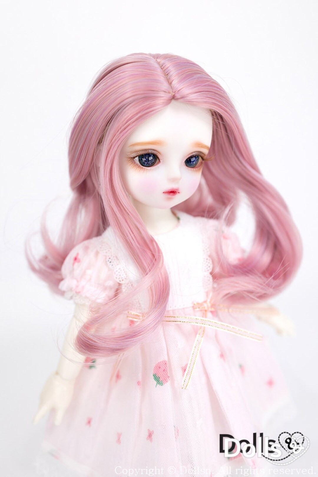 BJD Wig USD Yo-sd 6-7 Without Bangs Long Curl Hair for Doll - Etsy