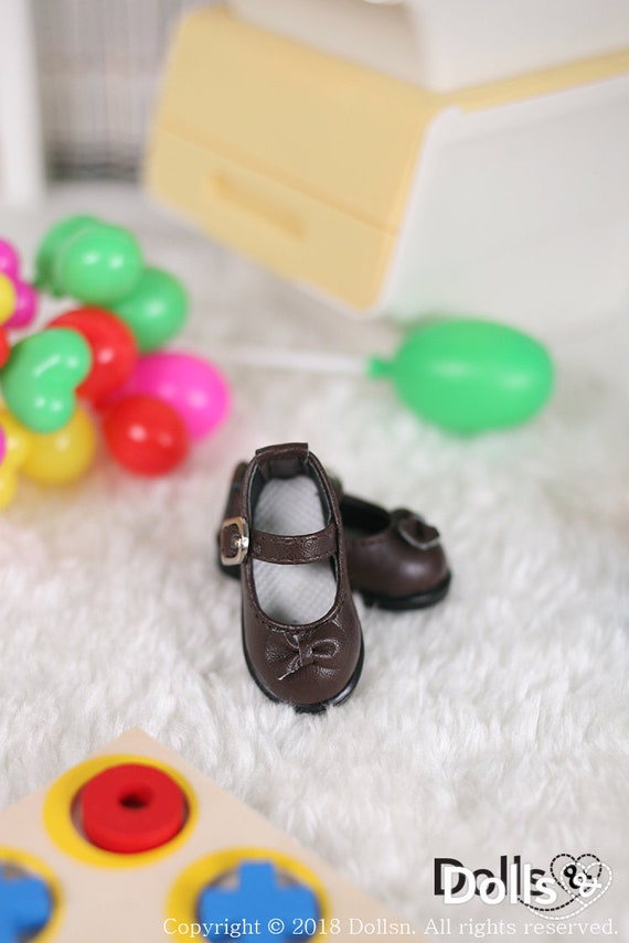BJD brown Mary Janes For USD YOSD 26cm 1/6 doll