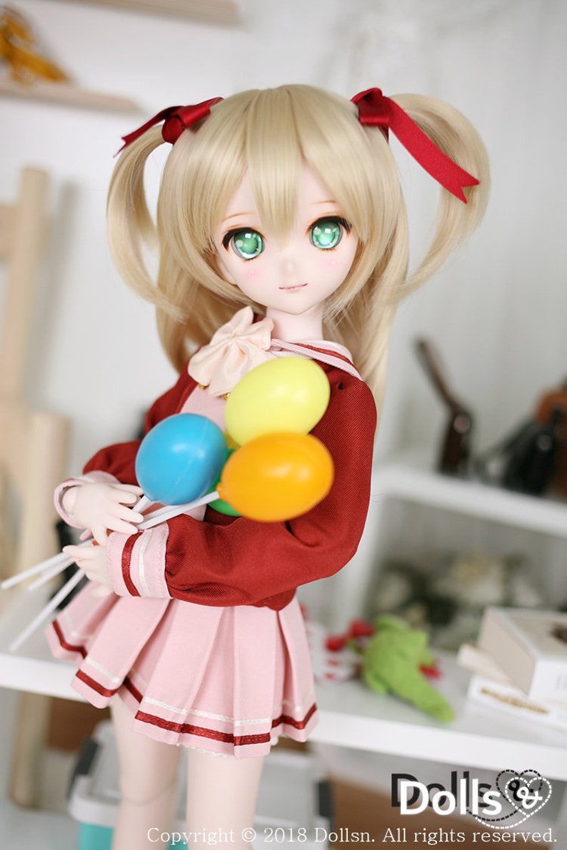 BJD wig SD Dollfie dream Smart doll 89 Twintail hair Etsy
