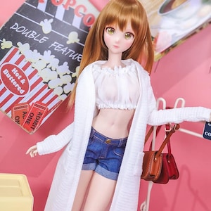 BJD Clothes Long Cardigan For Smartdoll DD SD 60cm 1/3 doll