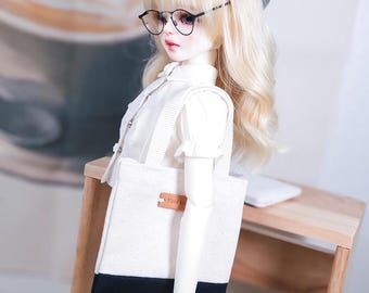 BJD Acc Eco bag White For SD minifee KDF  1/4 doll