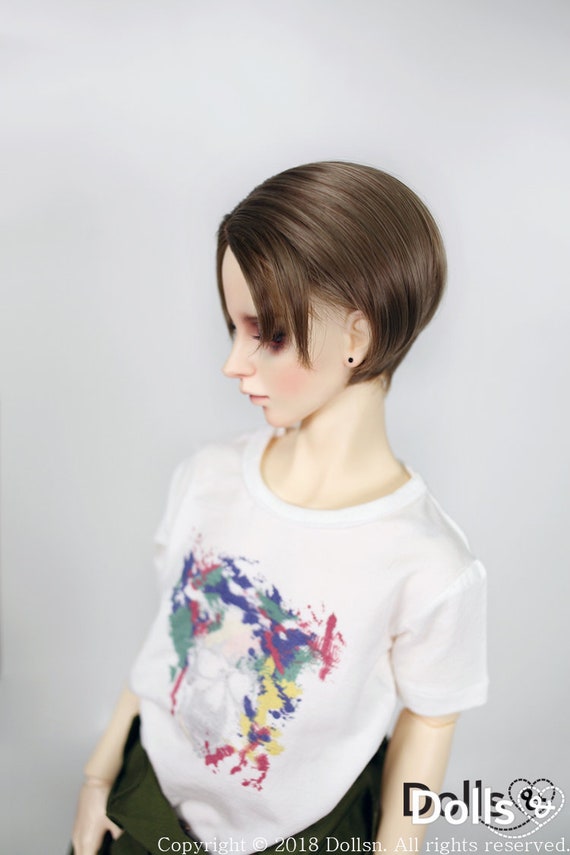 Bjd Wig Sd Dollfie Dream Smart Doll 8 9 Short Cut Hair Etsy