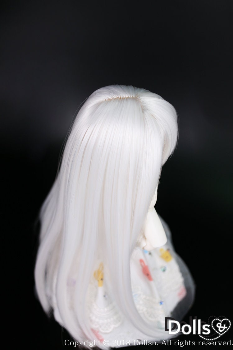 8-9 1/3 BJD Bambola morbida lunga Biancaneve Parrucca