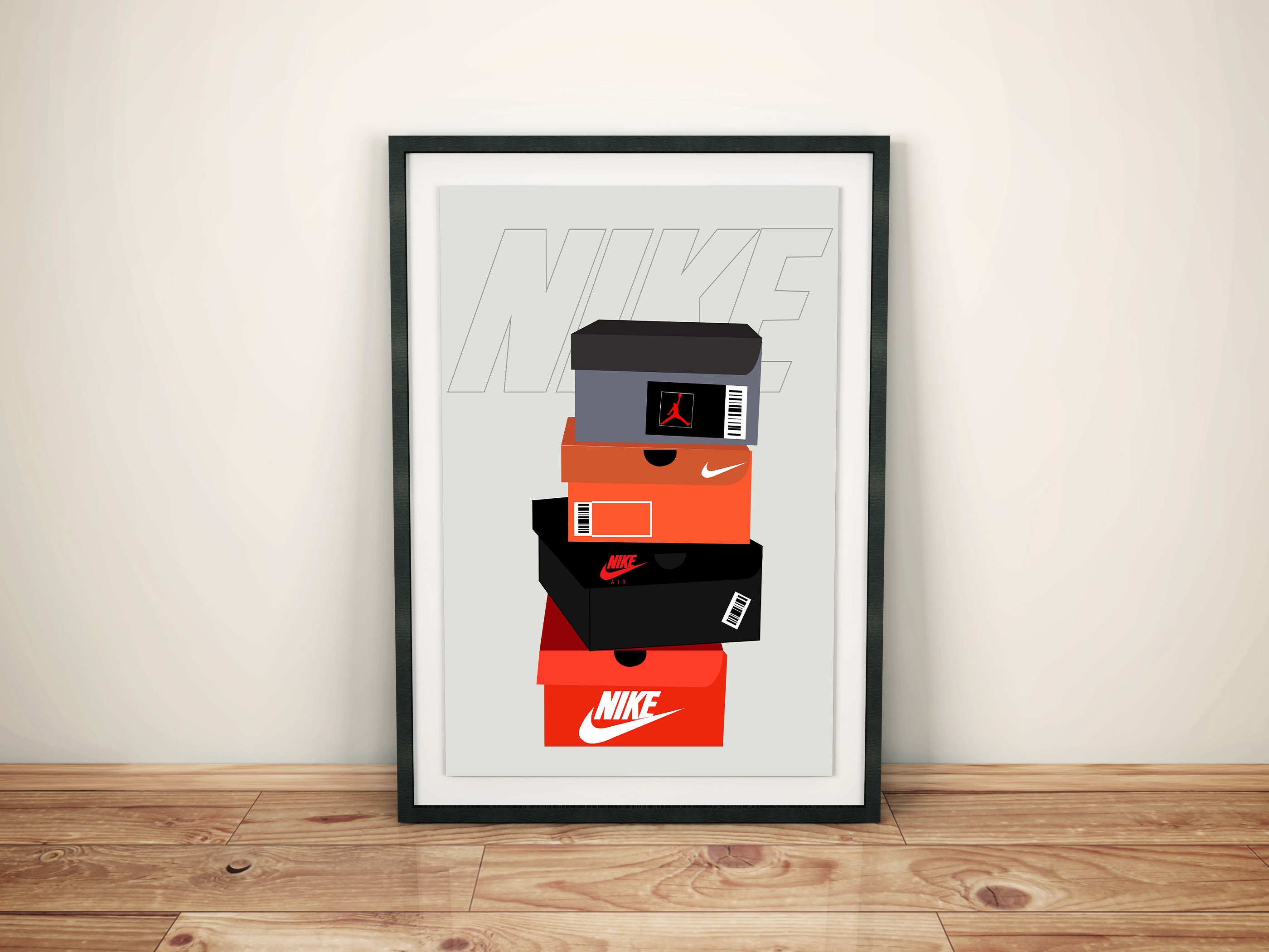 jordan shoe box wall