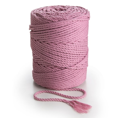 4mm Single Strand Cotton Macrame String Cotton Candy Pink - Etsy