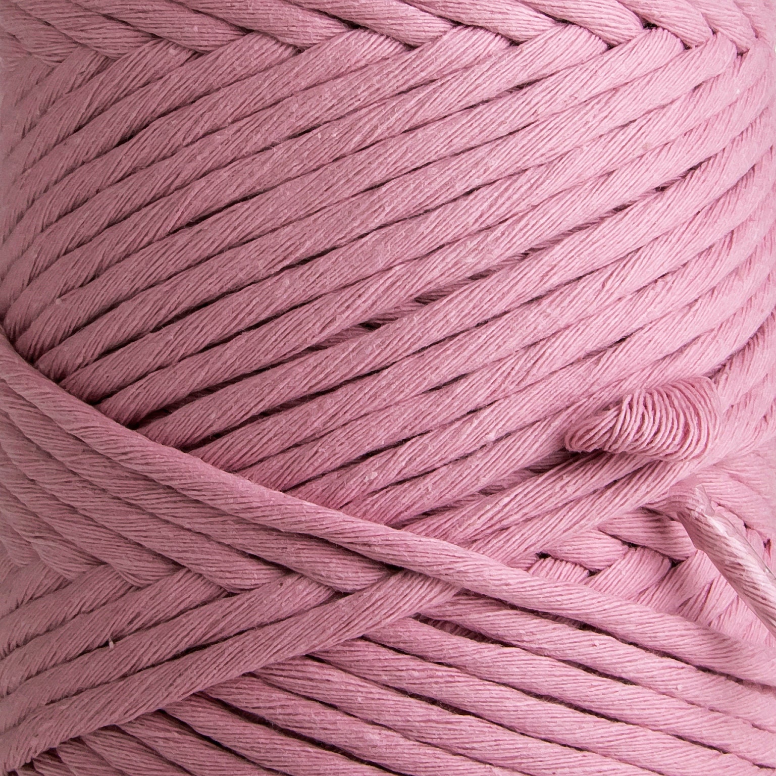 DUSTY PINK Macrame Cord 3mm Single Twist Cotton String 459 - Etsy