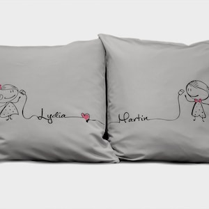 Pillow set with NAME