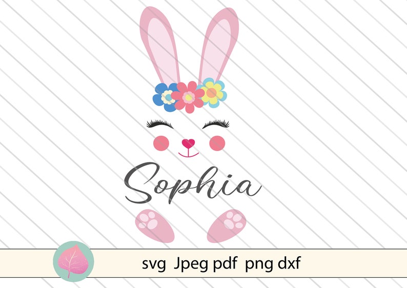 Download Clip Art Easter Bunny Svg Cricut Sophia Svg Cute Buenny Svg Bunny Girl Svg And Clipart Bunny Face Svg Cutting File Monogram Svg Baby Name Svg Art Collectibles