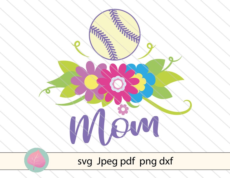 Download Blessed Mom Svg Baseball Mom Svg Vector Clipart Flowers Svg Etsy