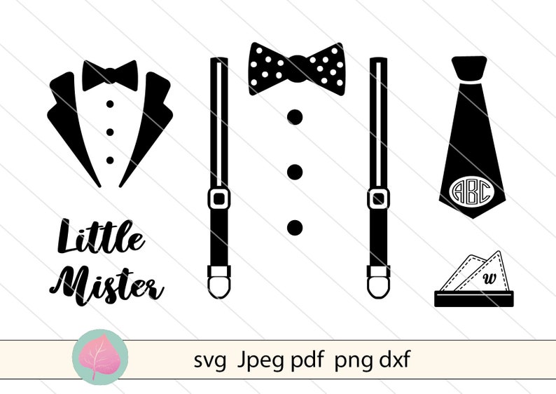 Download Suspender Svg Mister Svg Clipart Vector Print And Cut Silhouette And Cricut Papillon Svg Transfer Baby Boy Svg Tie Svg Little Boy Svg Clip Art Art Collectibles Vadel Com
