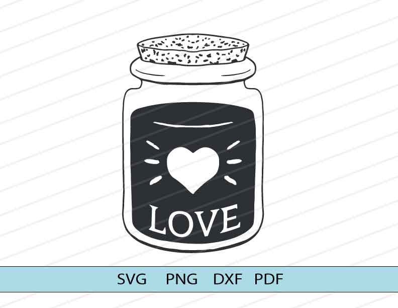 Download Love Potion Svg Cut File For Cricut And Silhouette Hand Drawn Etsy