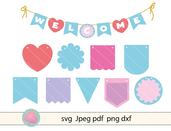 Bunting Banner Svg Flag Svg Bunting Banner Clipart Flag Etsy