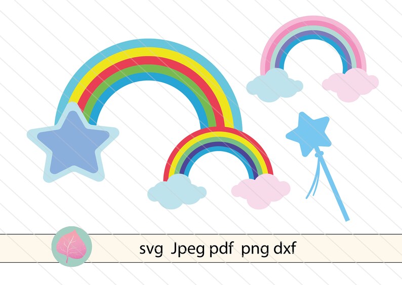Download Rainbow svg stars svg magic wand svg and clouds svg ...