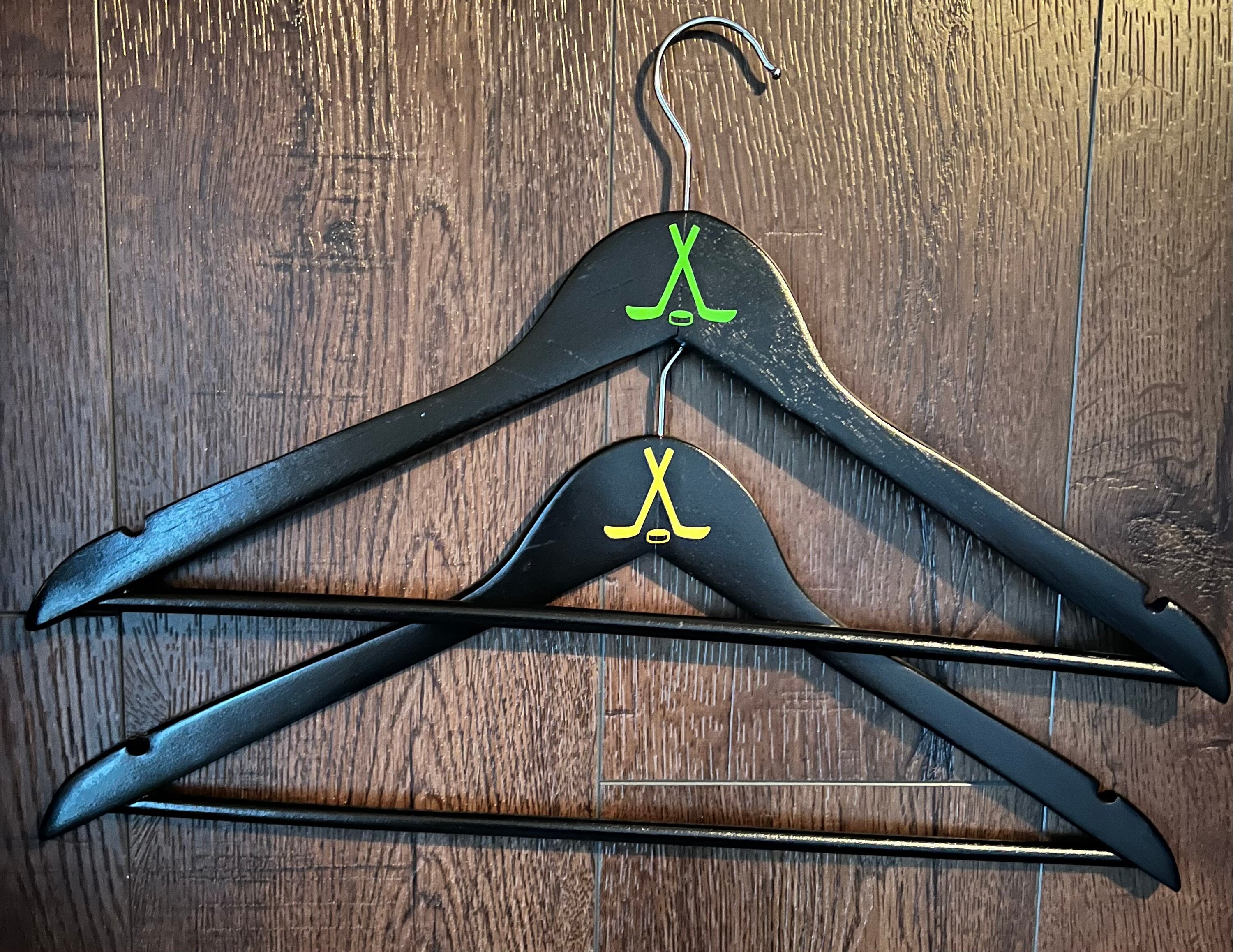 Sport Jersey Hangers, Hockey, Personalized, Jersey, Baseball, Wood