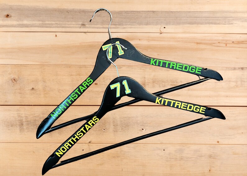 Sport Jersey Hangers, Hockey, Personalized, Jersey, Baseball, Wood