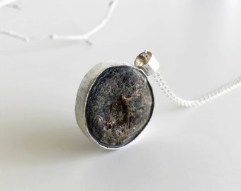 Raw Stone Necklace | Pendant Necklace | Natural Jewelry | Handmade Jewelry | Boho Necklace | Statement Necklace | Minimalist | Free Shipping