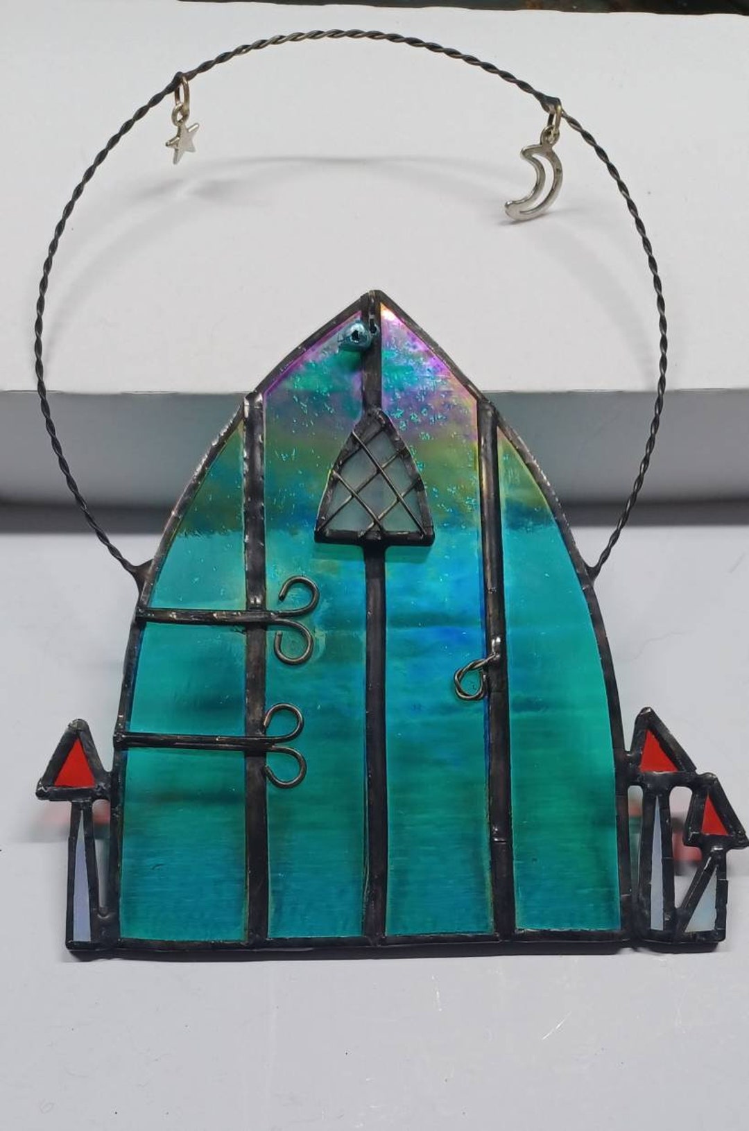 Stained Glass Fairy Door Etsy