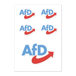 Pro AfD, sticker sheet, stickers, Alternative for Germany, political, merch, conservative, anti-traffic light, federal government, right-wing shift