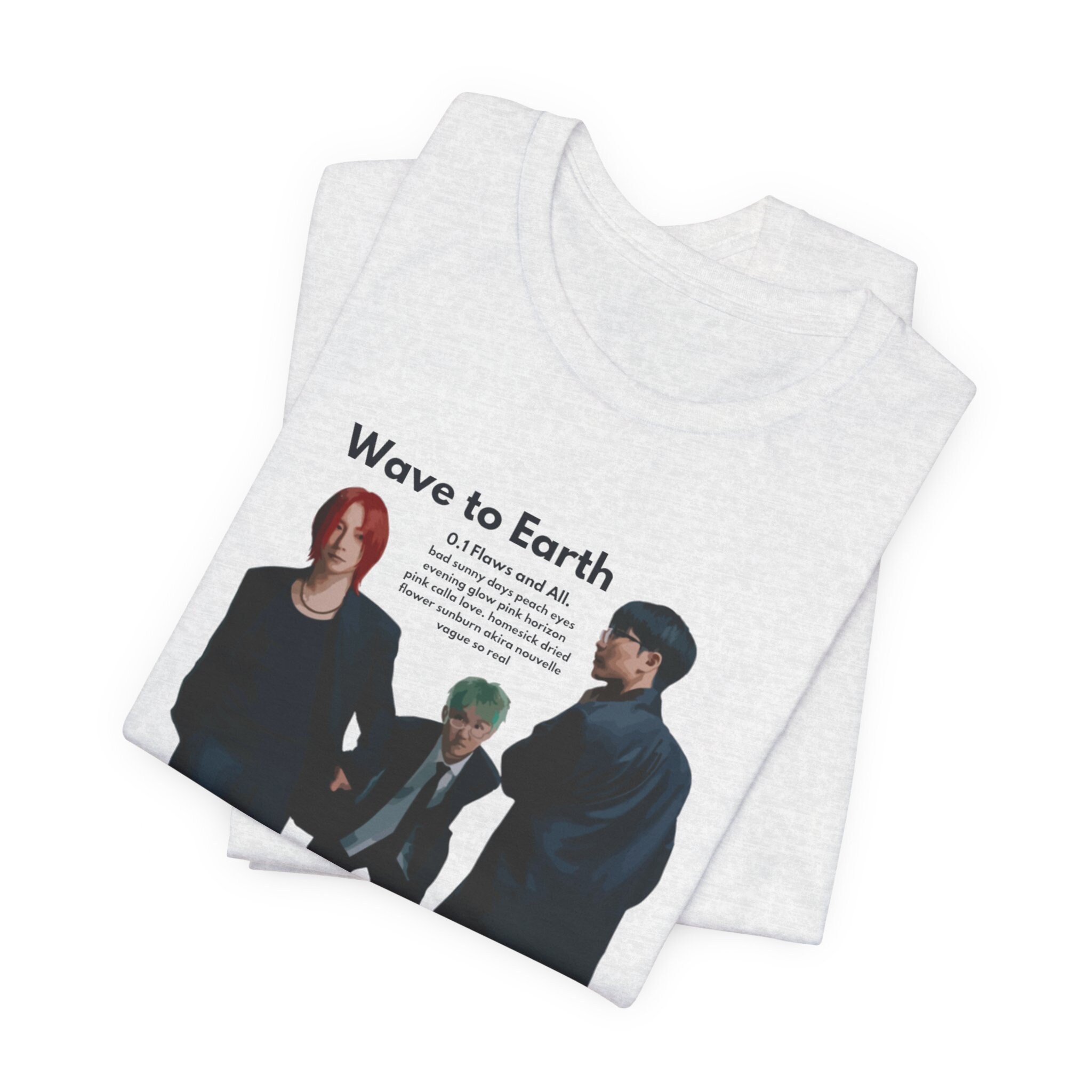 Unisex Wave to Earth 0.1 Flaws and All Short Sleeve Tee