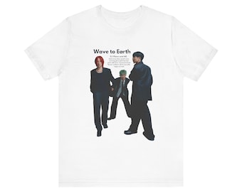 Wave to Earth Band - 0.1 Flaws and All Album Tracklist T-shirt