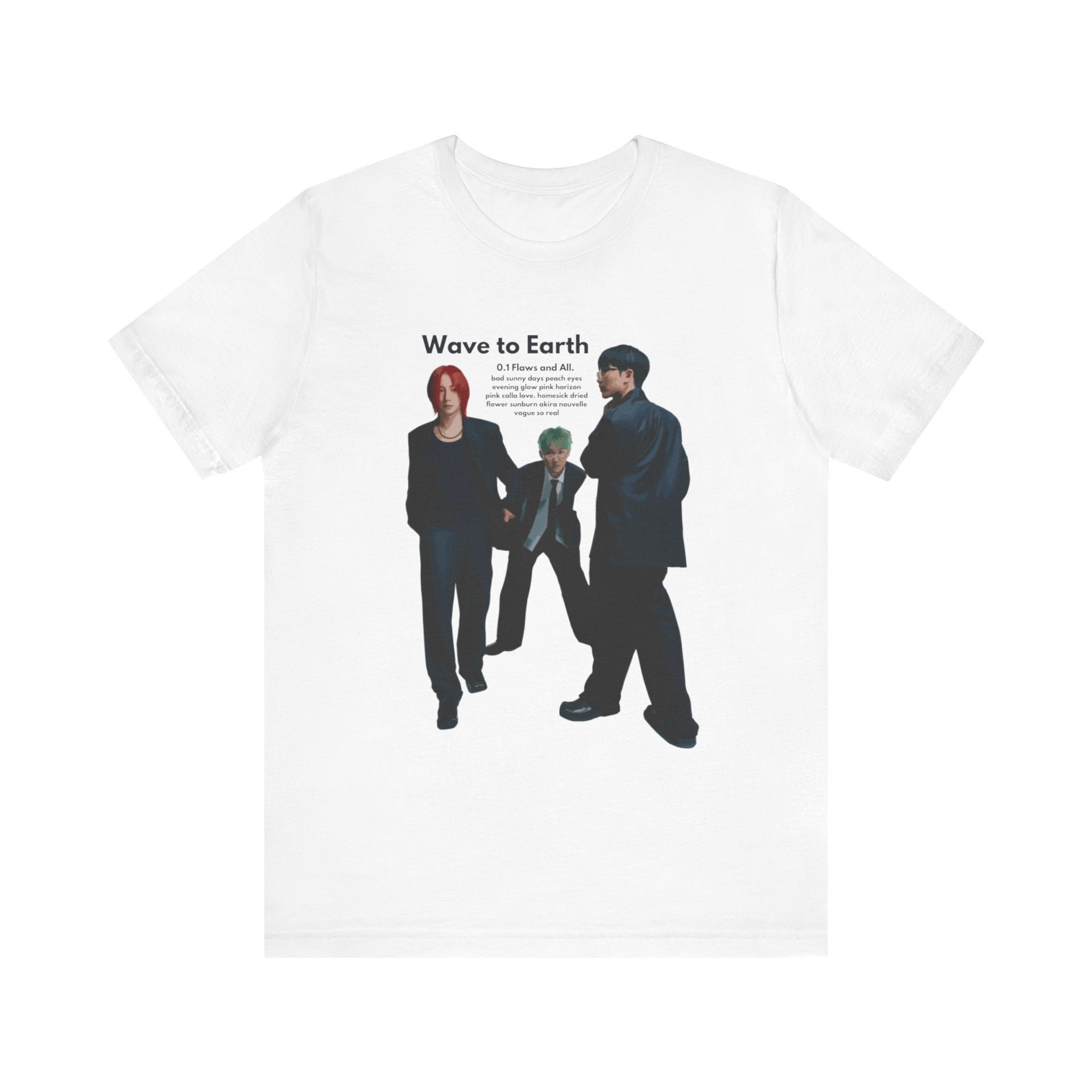 Unisex Wave to Earth 0.1 Flaws and All Short Sleeve Tee