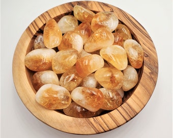 Tumbled Citrine Crystal Healing Tumbled Stone Abundance Prosperity Unit/Wholesale