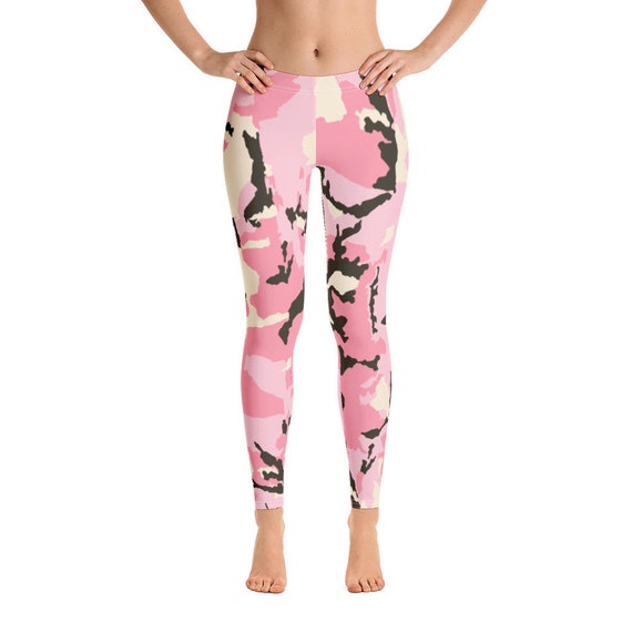 pink exercise leggings