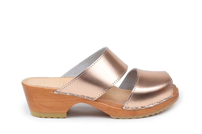 leather clogs sandals