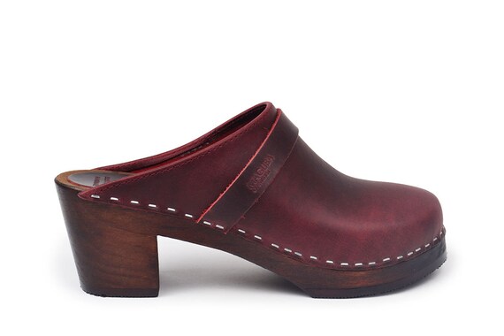 etsy wooden clogs