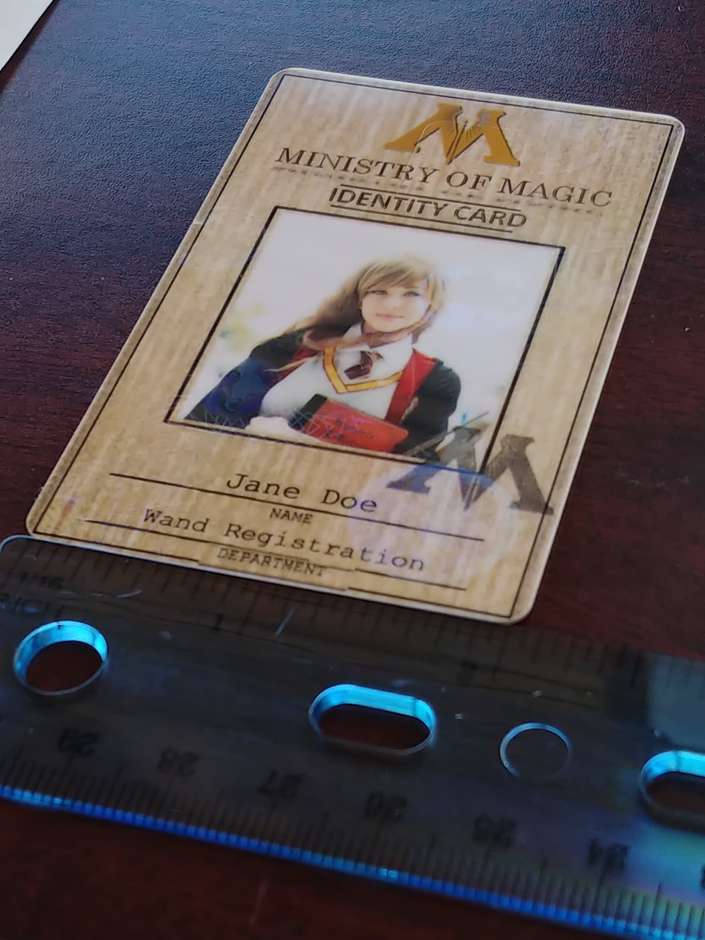 Ministry of Magic Identity Card - Etsy