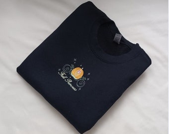 Embroidered Cinderella Pumpkin Carriage "Fall Princess" Unisex Sweatshirt