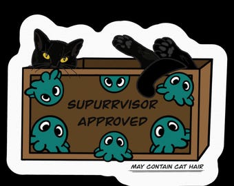 Supurrvisor Approved Box sticker