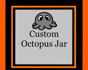 Inspired Polymer Custom Octopus Jar (2oz)