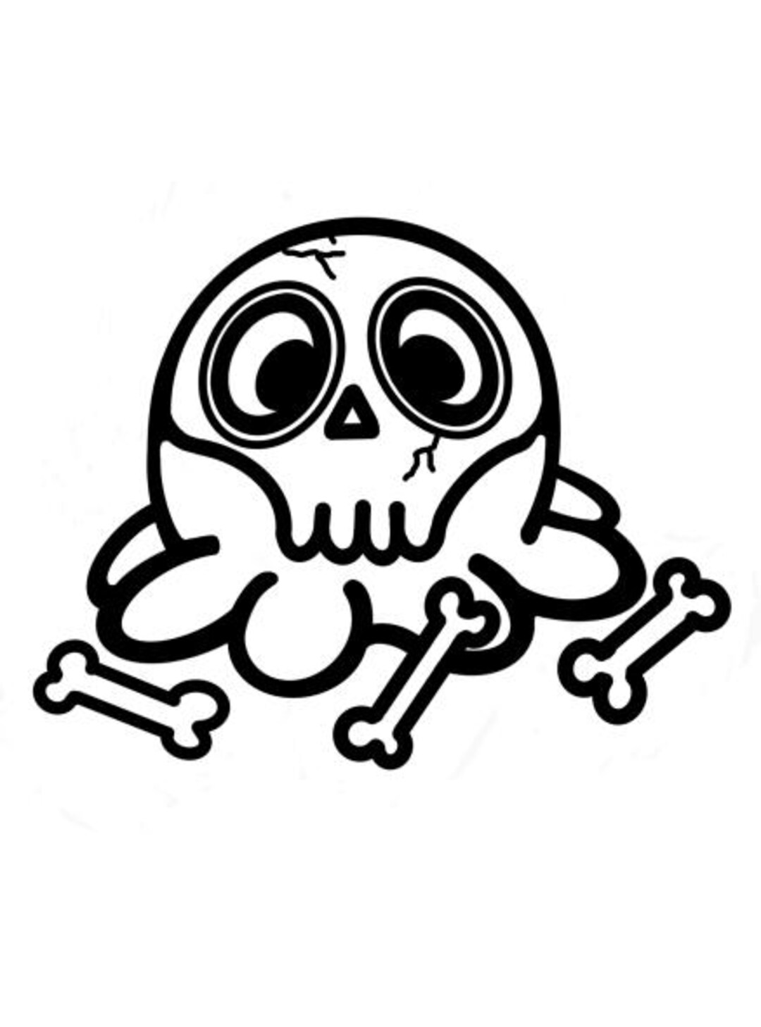 Printable Coloring Page Tiny Halloween Octopus Download - Etsy