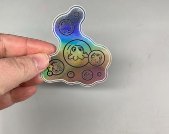 Bubble Octopus sticker
