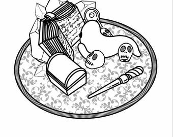 printable coloring page ghostie Download