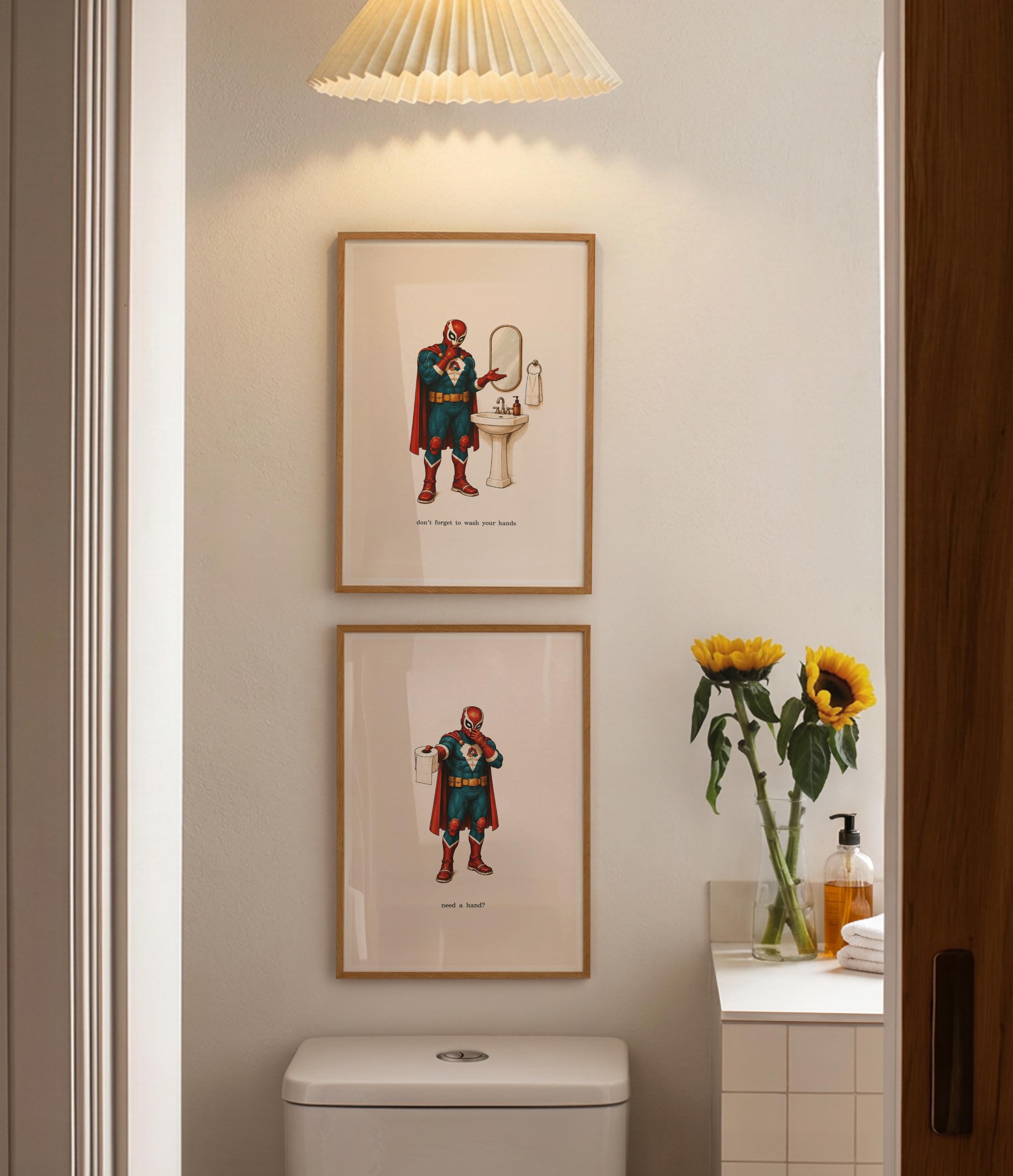 Superhero toilet - Etsy 日本