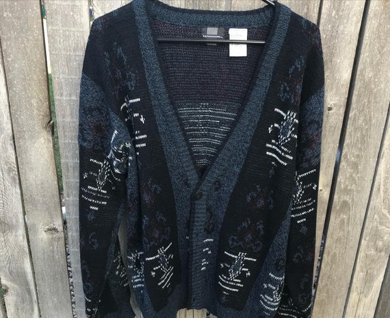Vintage Expressions Cardigan Sweater - image 1