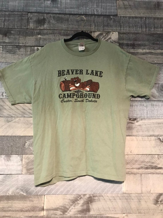 Vintage Beaver Lake Campground T-Shirt - Gem
