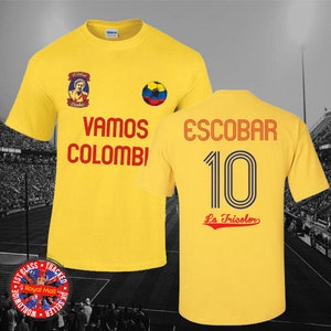 Pablo Escobar Colombia T-shirt, Soccer, Football, Latino, Narcos, Men's, Ladies, Gift