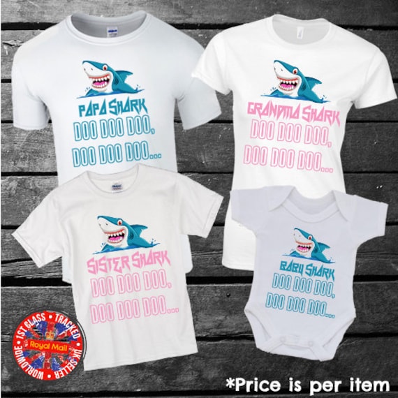 Cousin Shark Matching Family Shark Shirt - Mothers Gift Cousin Shark Matching Family Shark Shirt - Mothers Gift