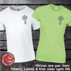 Celtic cross t shirt