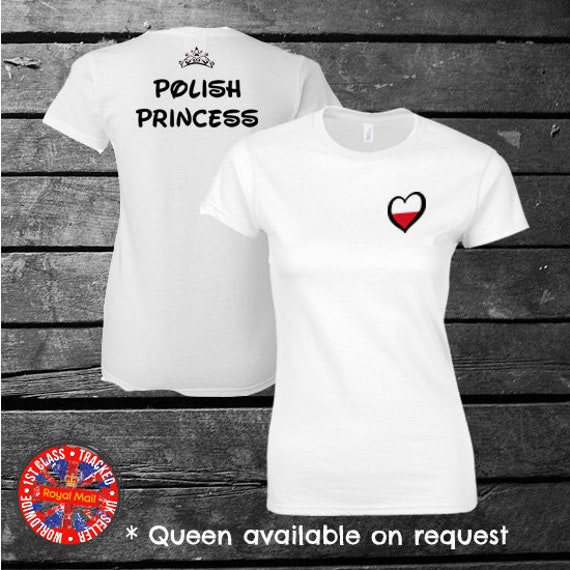 Womens Polish Princess Polska T-Shirt Womens Polish Princess Polska T-Shirt