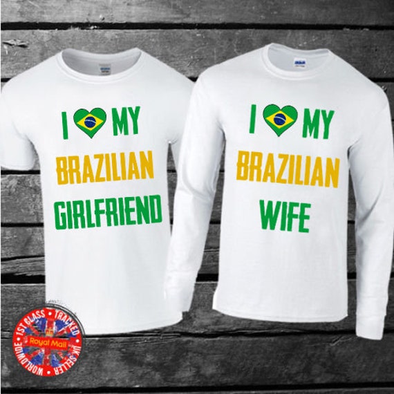 Brazil Girl T-Shirt Brazilian Flag Brasil Gift Brazil Girl T-Shirt Brazilian Flag Brasil Gift