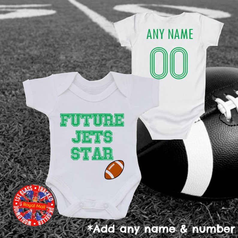 personalized baby jets jersey