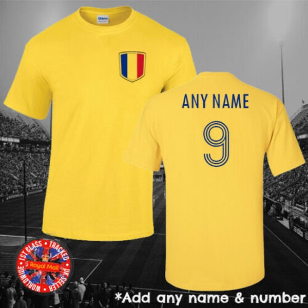 Romania Personalised Football Soccer T-shirt World Cup Gift Unisex Mens Ladies Euros World Cup