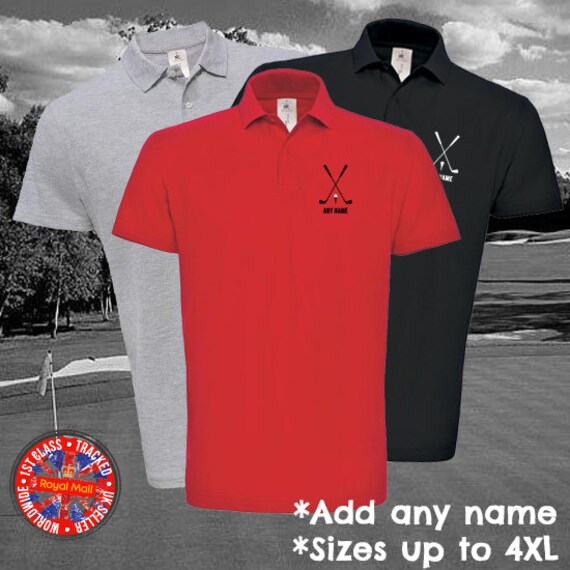 Personalised golf deals shirts