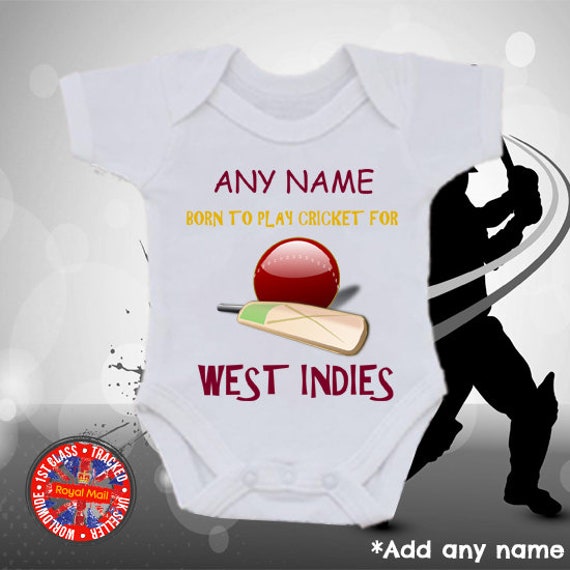 personalised west indies cricket shirt