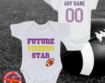 Future Star American Football Personalised Bodysuit